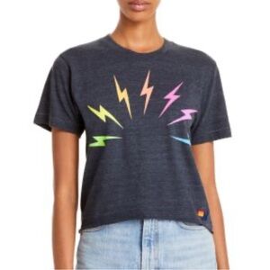 Sunset Rainbow Boyfriend tee